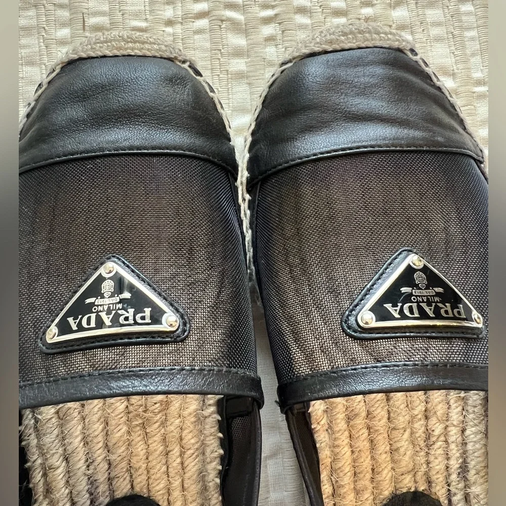 Prada Black Espadrilles - Picture 2 of 5